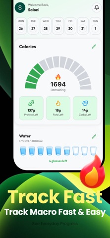 Calorix : AI Calories Tracker iPhone screenshot