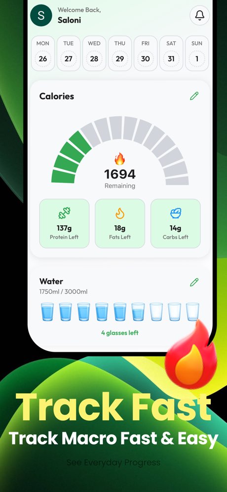 Calorix : AI Calories Tracker screenshot 2