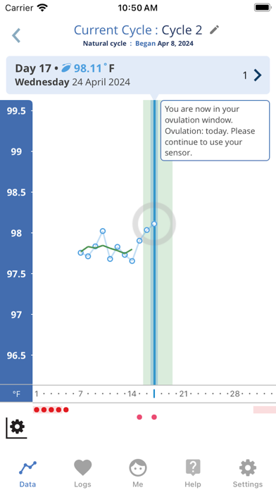 OvuSense Cycle & PCOS Tracker Screenshot