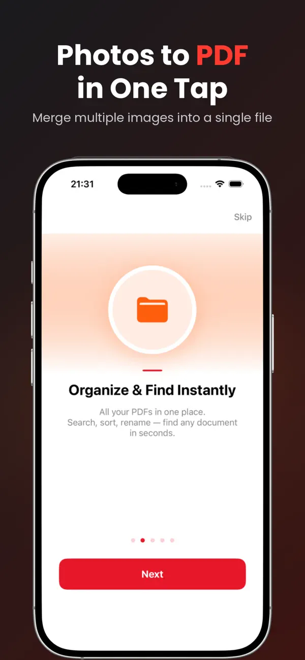 Screenshot #3 pour Photo en PDF : Scanner Doc