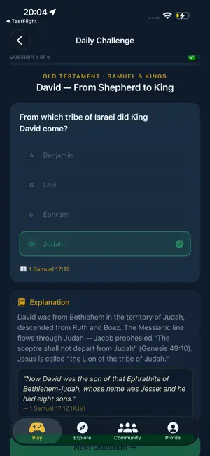 BIBL: Bible Trivia Card Game screenshot 2
