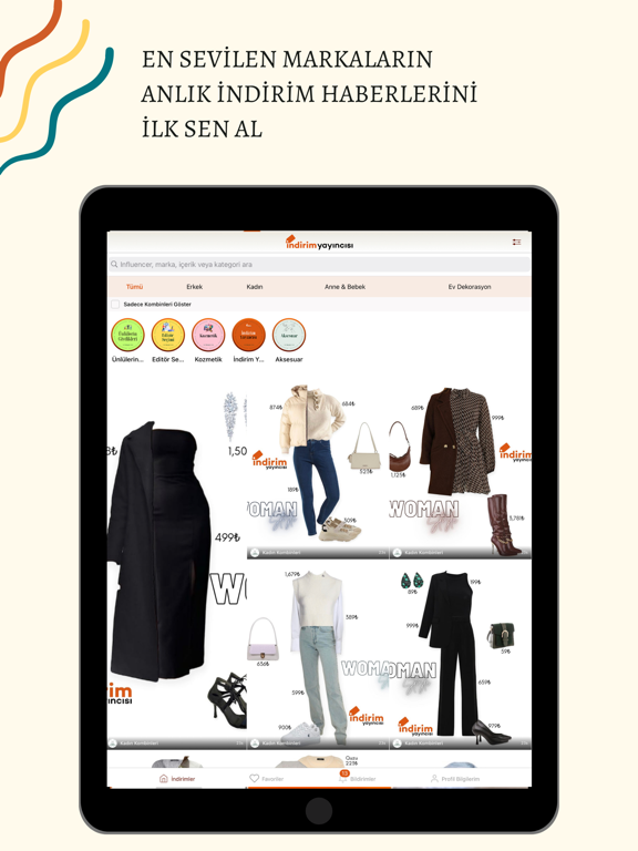 İndirim Yayıncısı iPad screenshot 3 - Shopping app
