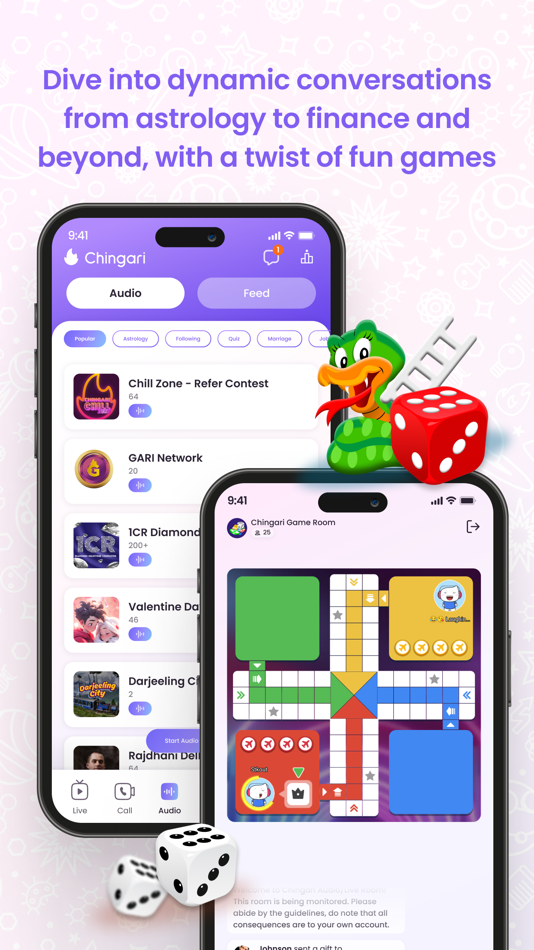 #3. Chingari : Live conversations (iOS) By: Tech4Billion Media Private Limited