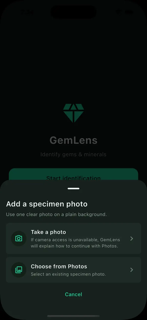 Screenshot #2 pour GemLens : identifier une gemme