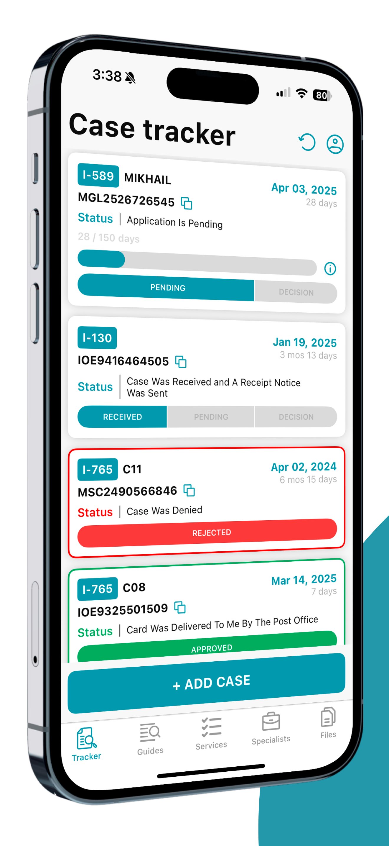 I-GUIDE USCIS Case Tracker