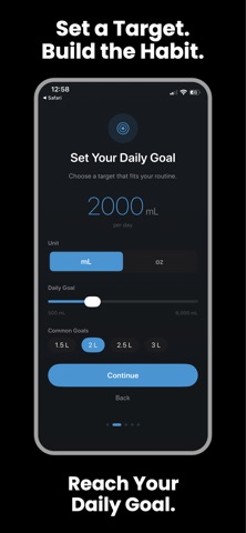 WaterLoop: Daily Water Tracker Screenshot 2 of 3