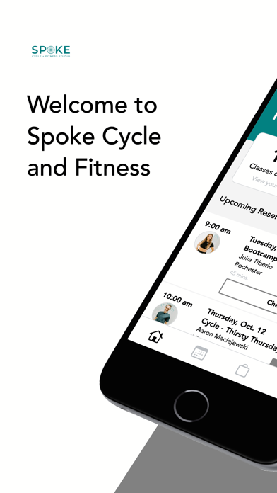 SPOKE FITNESS iPhone screenshot 1 - Health & Fitness app