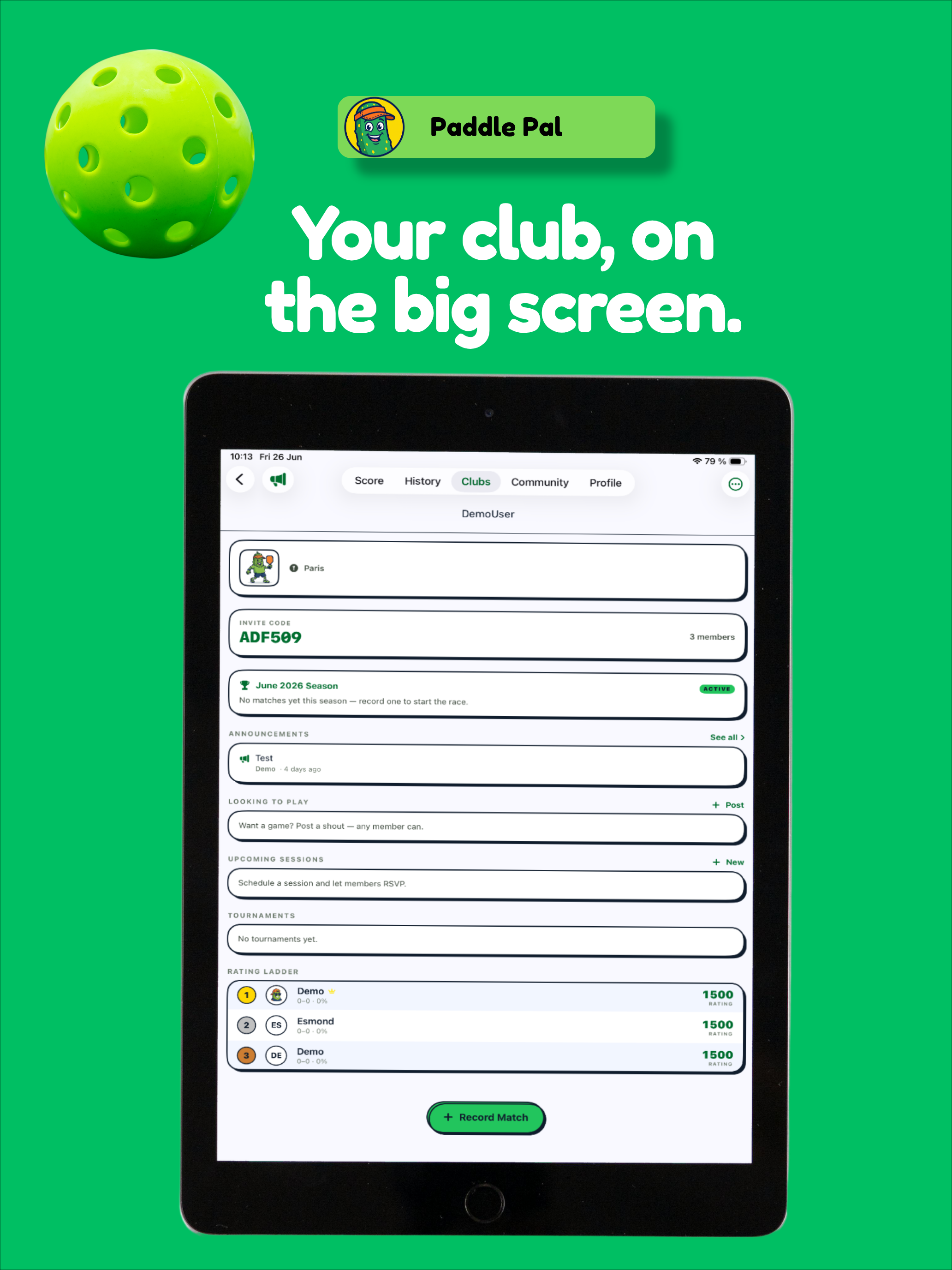 PaddlePal: Pickleball Scorer