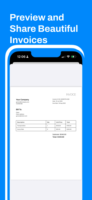 Invoice Maker: Simple Screenshot 4 of 6