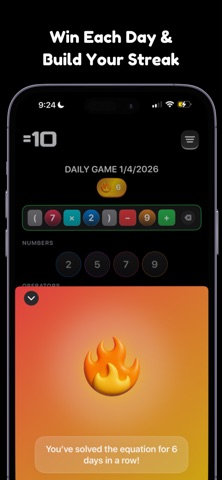 10: Daily Math Puzzle iPhone screenshot