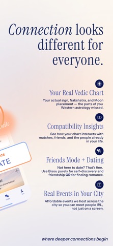 Bisou: Astrology + Connection iPhone screenshot 2