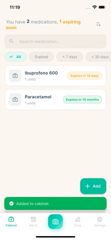 ExpirAlert: Med Cabinet Screenshot 2 of 8