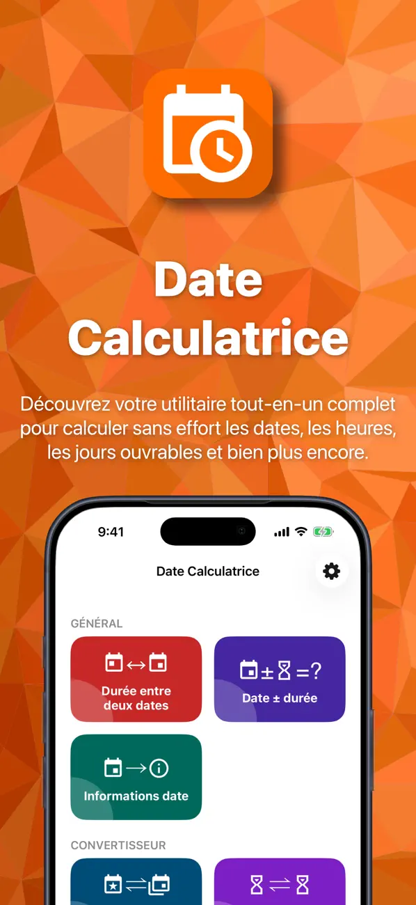 Screenshot #1 pour Date Calculatrice