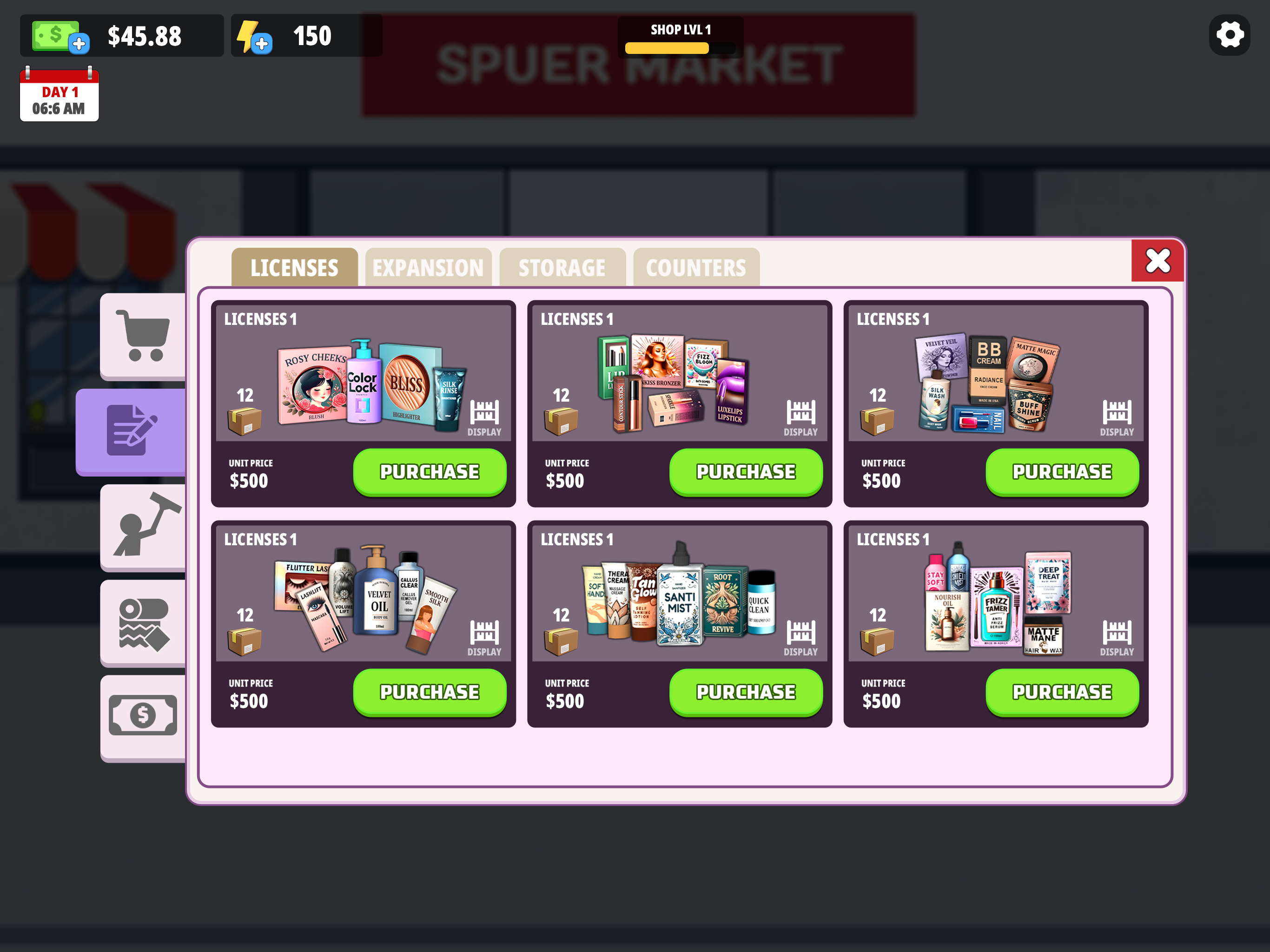 My Makeup Shop Simulator