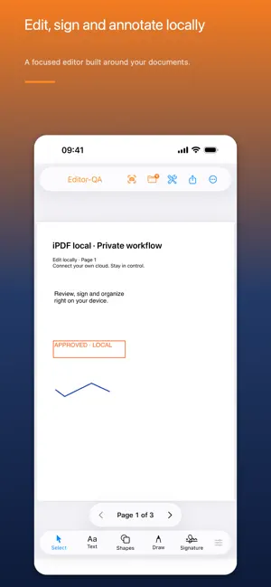 iPDF local: PDF Editor screenshot 2
