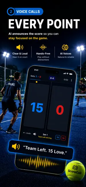 ScoreCall – Live Match Scorer screenshot 2