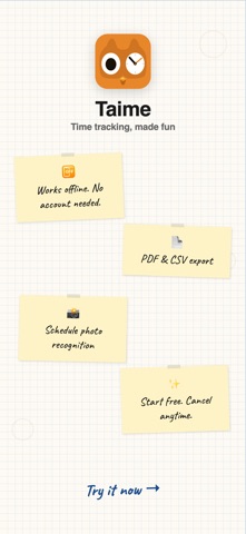 Taime - For shift workers Screenshot 5 of 5