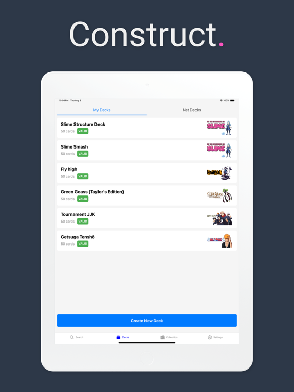 Deck Builder for Union Arena iPad screenshot 8 - Games app