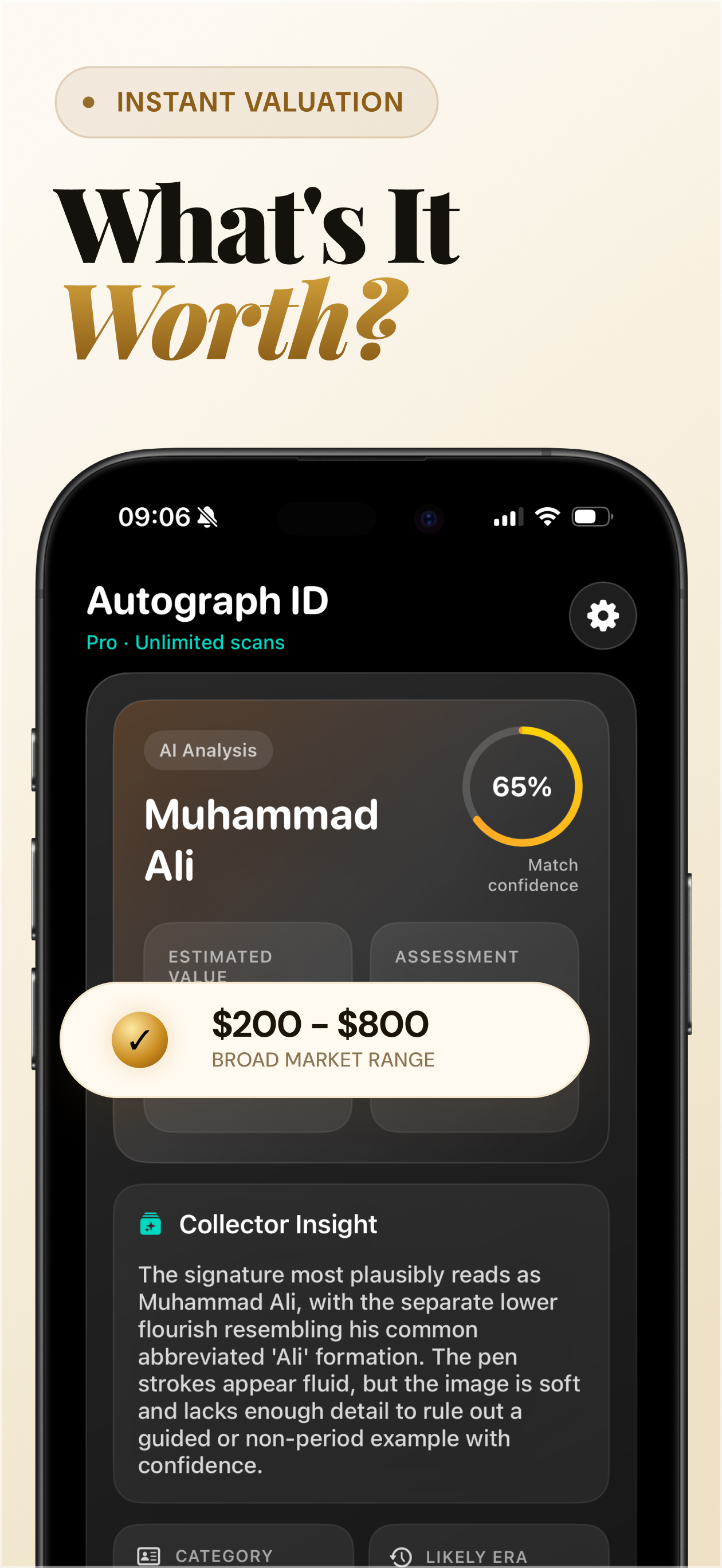 Autograph Identifier: AI Value