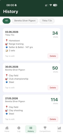 ChamberLog screenshot
