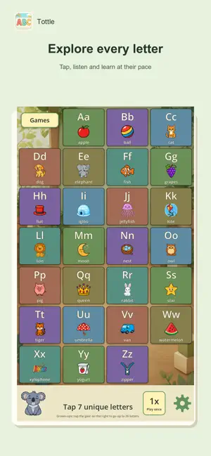 Tottle: Low-Stimulation Play screenshot 1