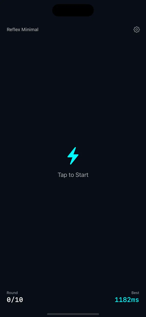 Screenshot #1 pour Reflex Minimal - Tap Speed