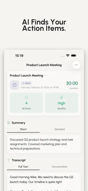 Alfred - AI Meeting Assistant screenshot 4