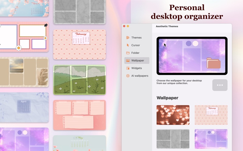 Aesthetic Background Themes Screenshot