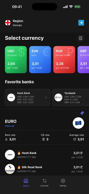 Currency Rates Georgia screenshot 3