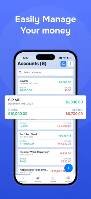 Expense Tracker - manage money screenshot 1