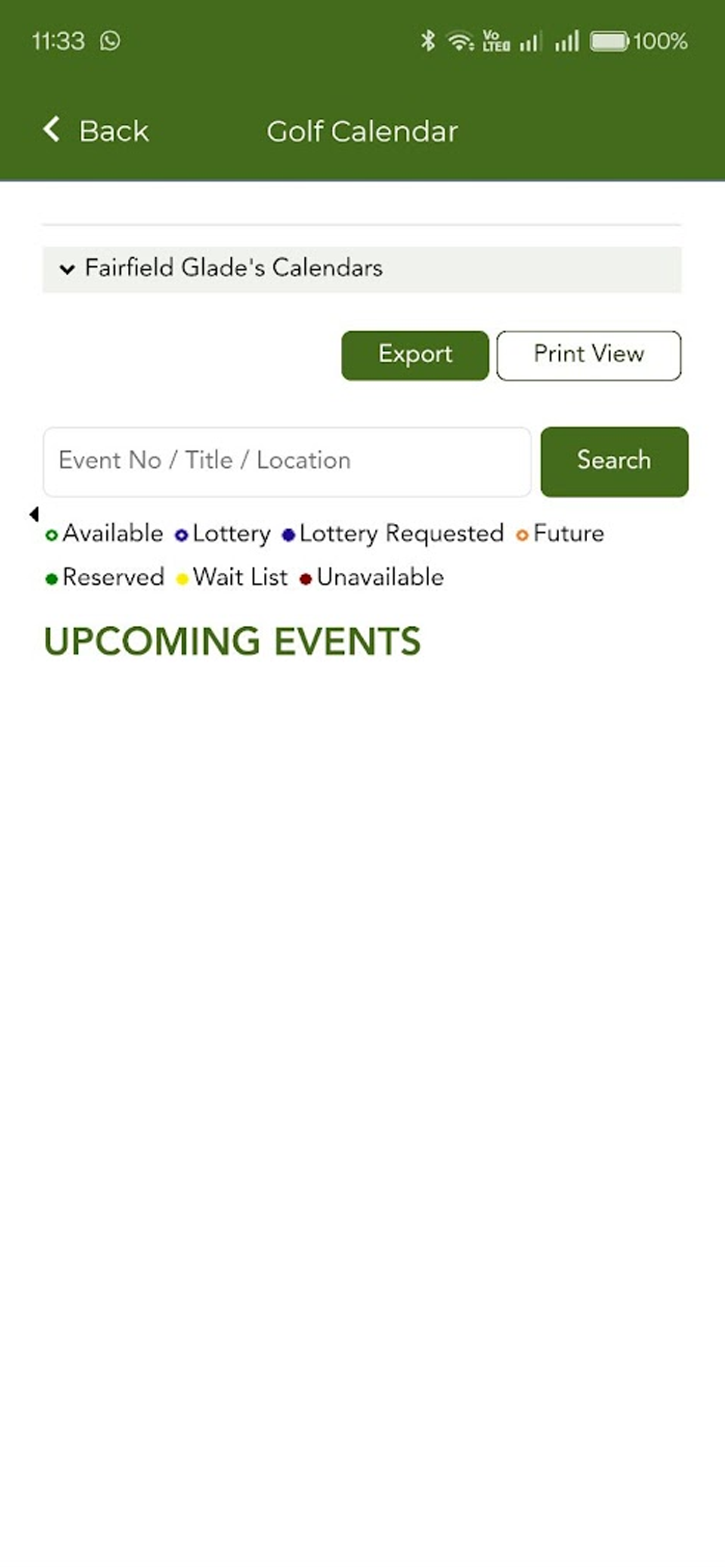 Fairfield Glade CC Members screenshot 3