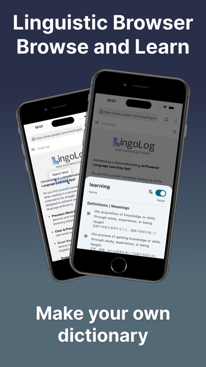 LingoLog Word Lookup/Translate
