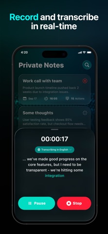 Private Notes - AI Note Taker Screenshot 3 of 5