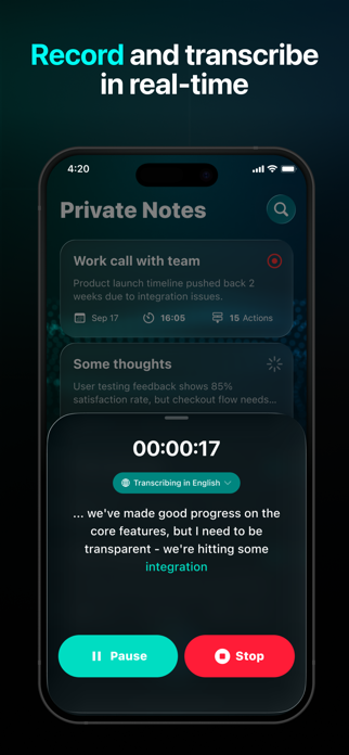 Private Notes - AI Note Taker Screenshot 3 of 5