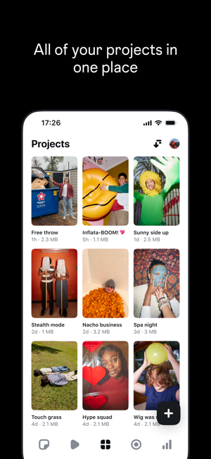 ‎Edits, an Instagram app Screenshot