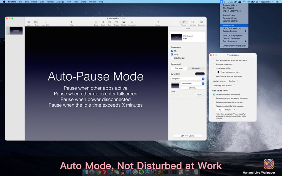 #7. Hanami Live Wallpaper (macOS) Podle: 豪 文