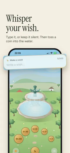 WishWell - Wishing Fountain screenshot 1