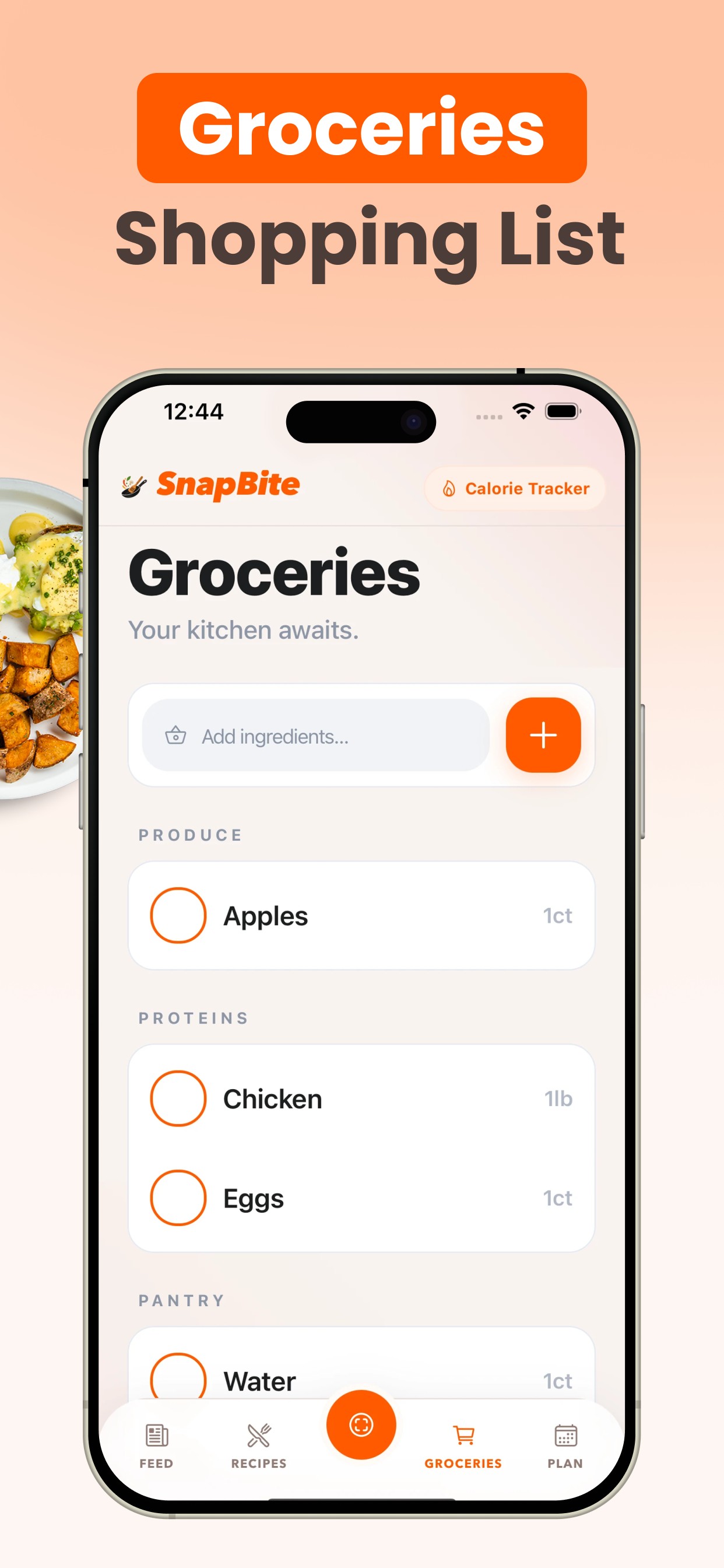 SnapBite - Recipe Tracker