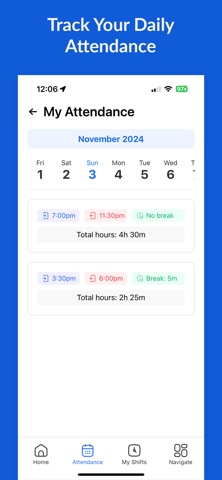 Present: Smart Time Tracking. Screenshot 3 of 6