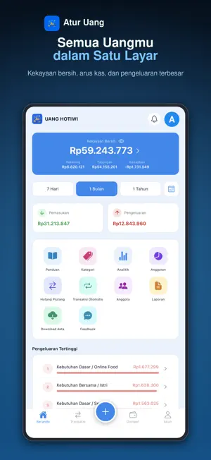 Atur Uang: Catatan Keuangan screenshot 1