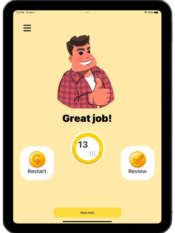 NY Permit Practice Test 2026 iPad screenshot 8 - Education app