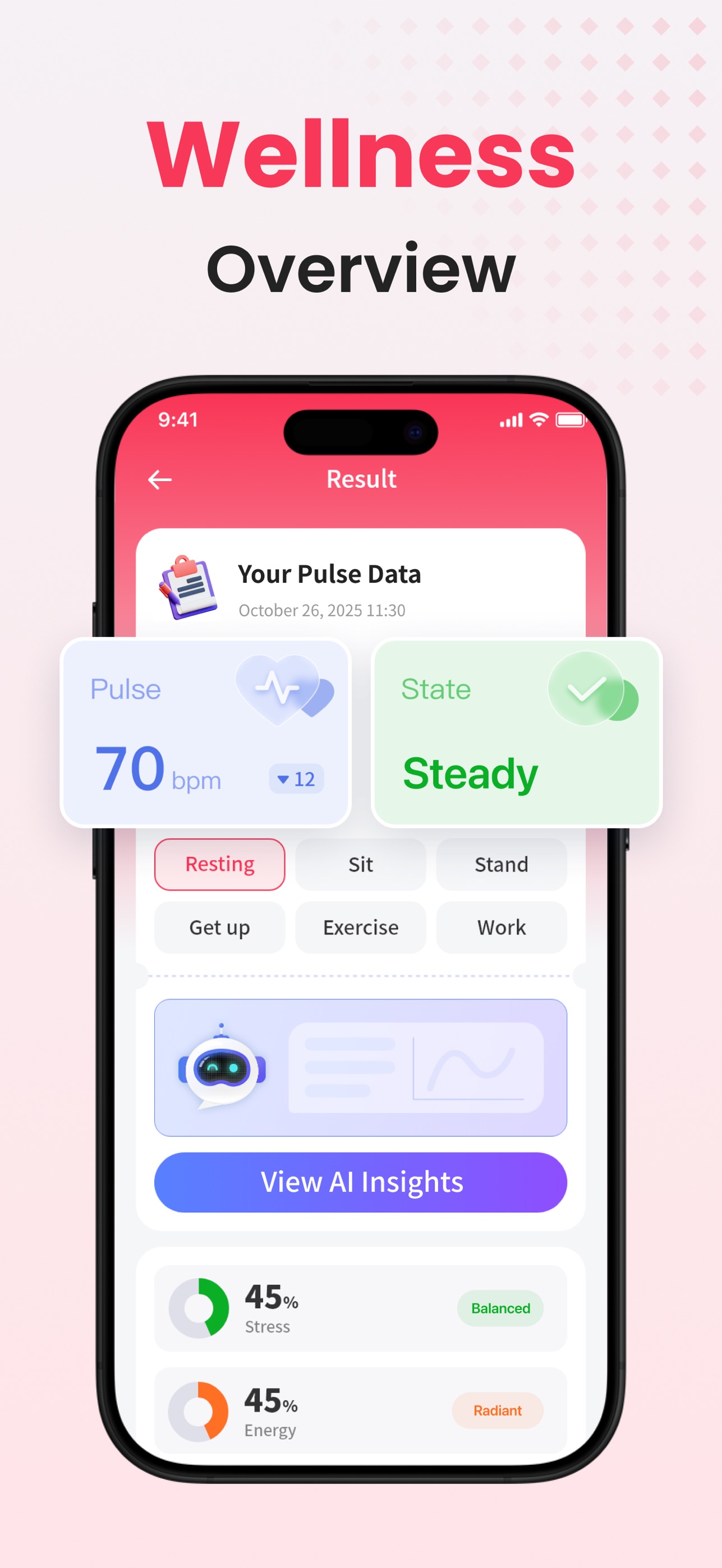 Screenshot 2 of Health Tracker- HeartRate & BP