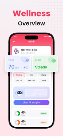Health Tracker- HeartRate & BP iPhone screenshot 2