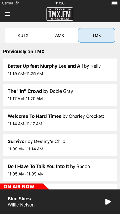 KUTX 98.9 Austin Music Screenshot