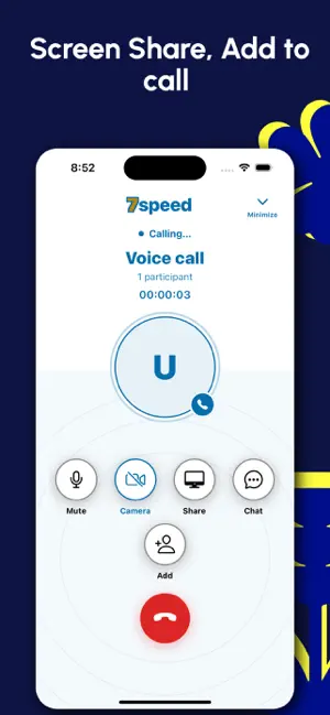 7speed: Call, Text, Chat screenshot 3