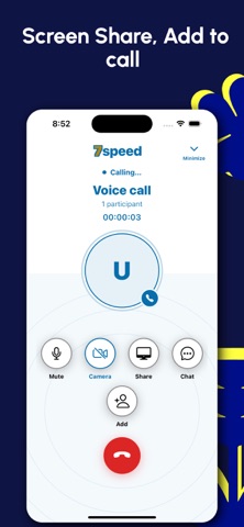 7speed: Call, Text, Chat Screenshot 3 of 9