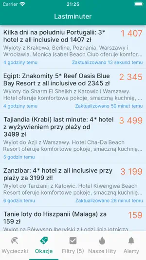 Lastminuter screenshot 2