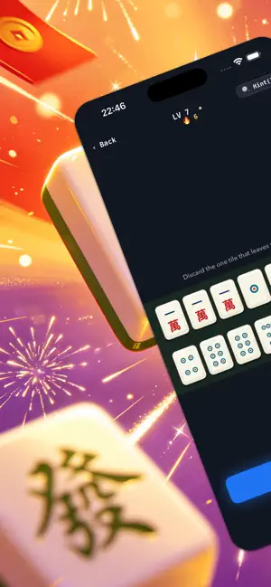 OneTile Mahjong iPhone screenshot 1