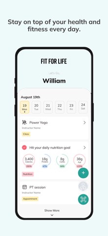 Fit For Life Members screenshot