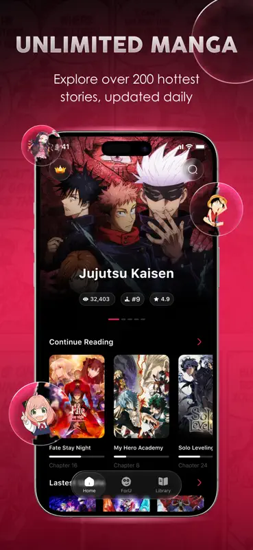 Manga Reader Galaxy screenshot 2 of 8